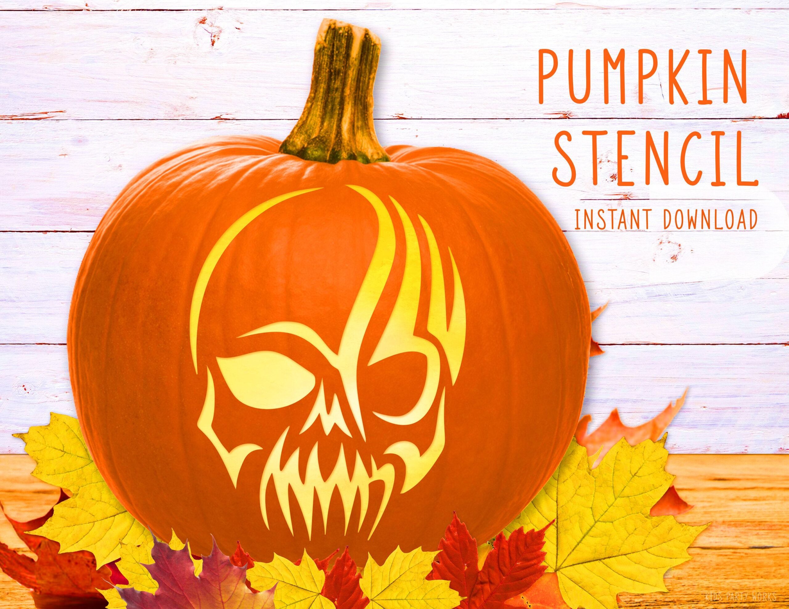 scary pumpkin stencils