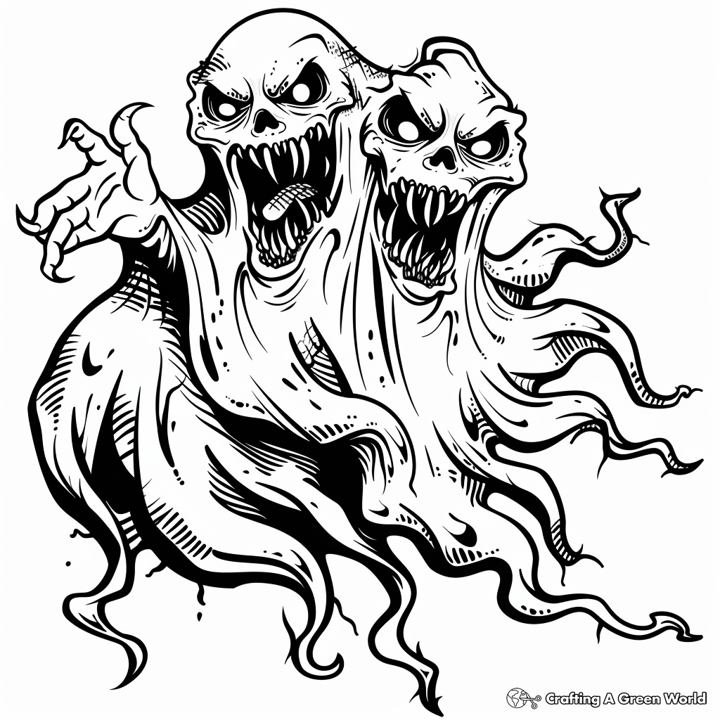 monster colouring in pages
