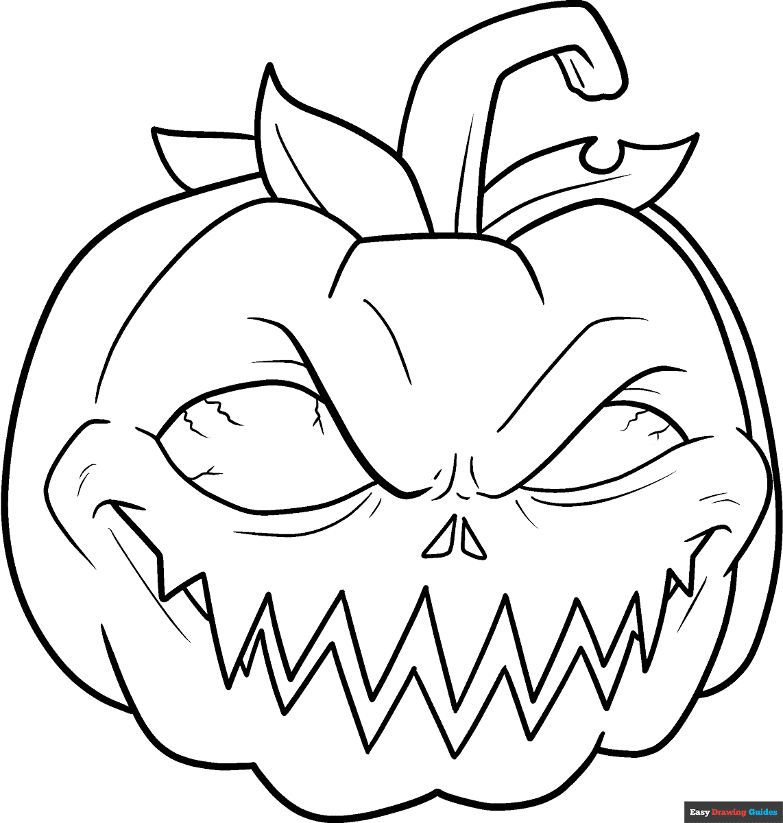 scary halloween coloring pages