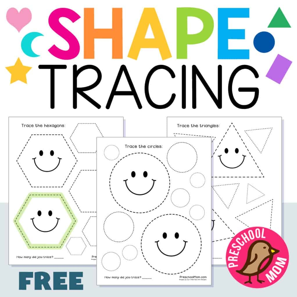 free printable worksheets for shapes