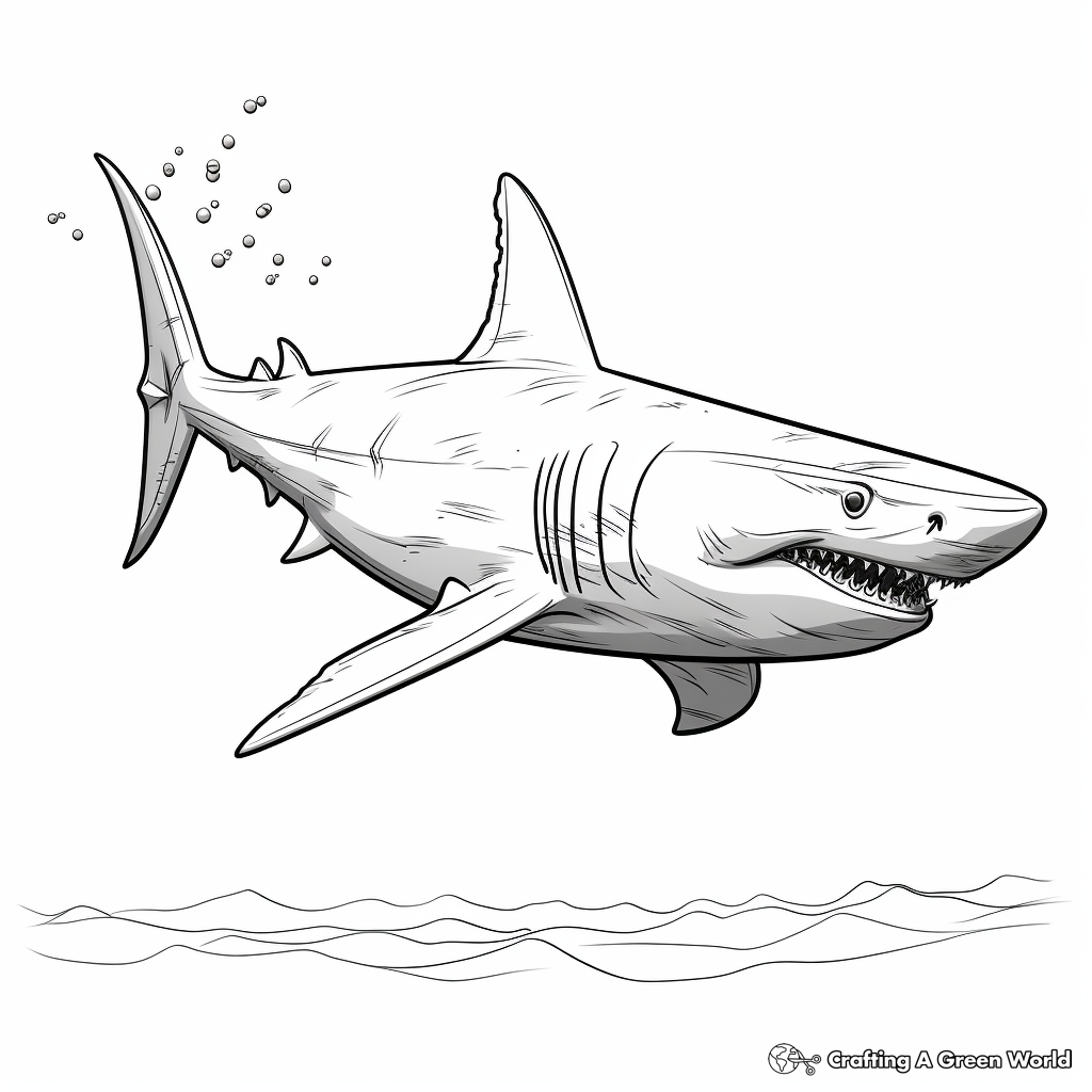 Shark Coloring Pages Free Printable 