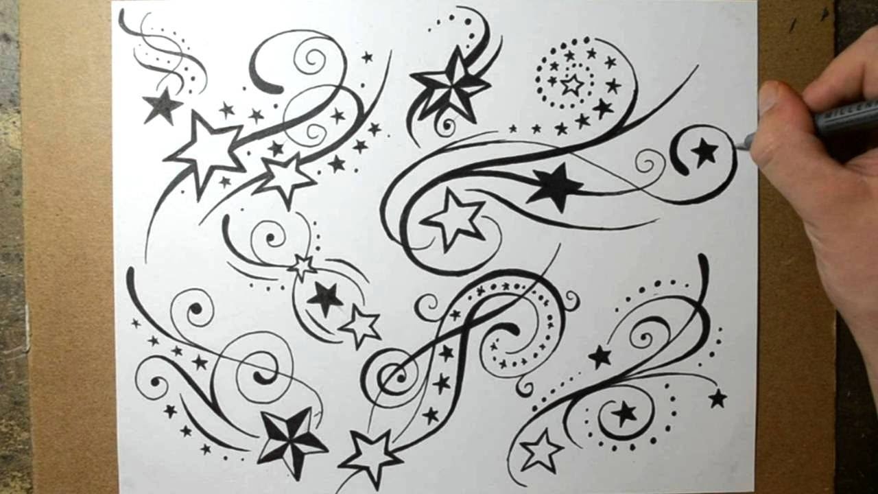 Shooting Star Tattoo Designs Sketching Ideas YouTube
