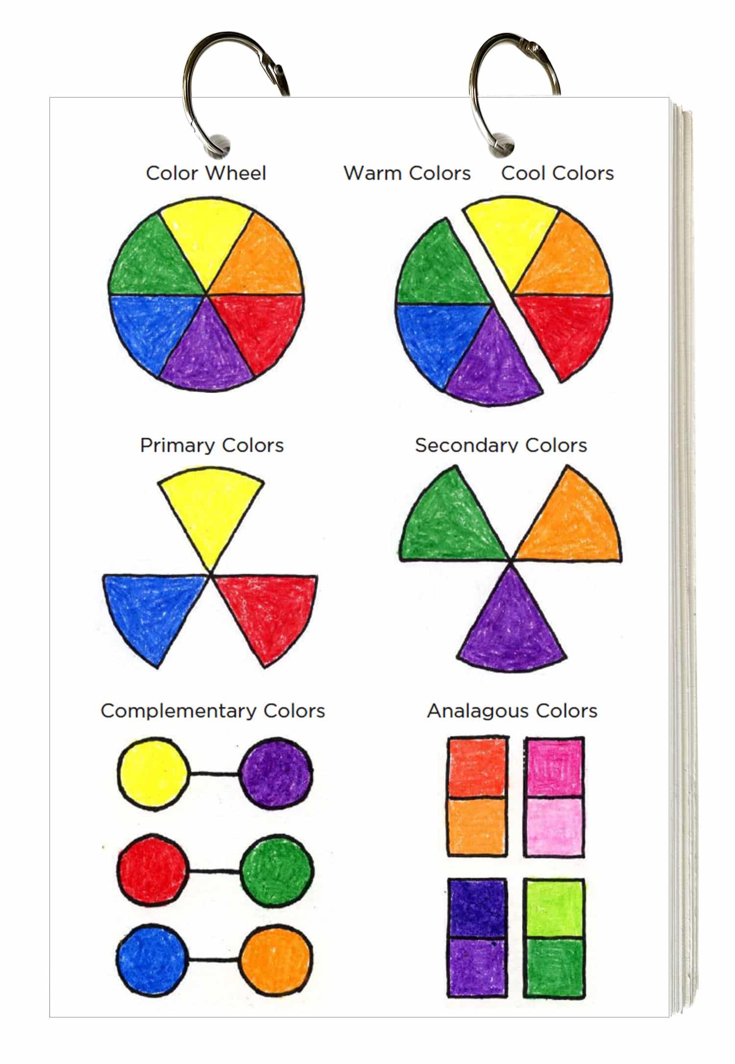 Simple Primary Color Wheel Art Project Worksheet For Elementary Kids Simple Primary Color Wheel Art Project Worksheet For Elementary Kids