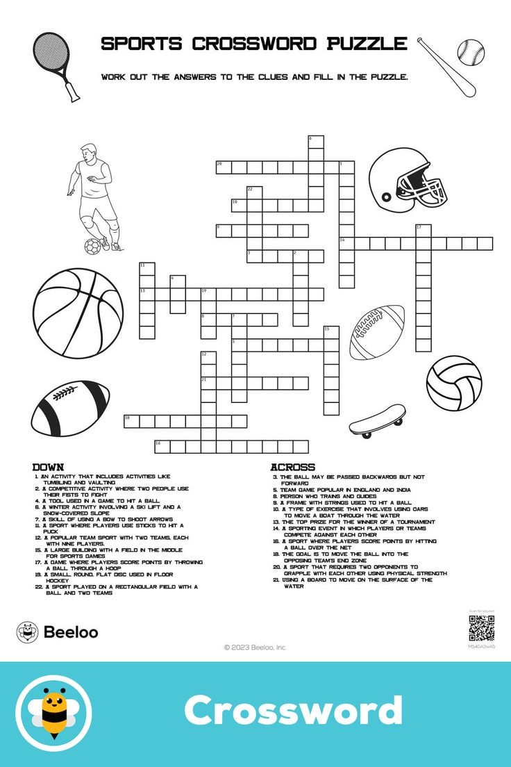Sports Crossword Puzzle