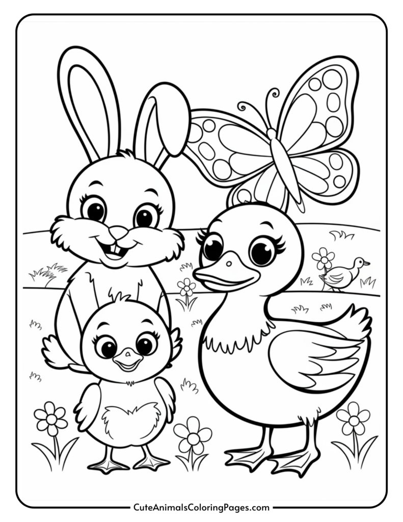 cute spring coloring pages cute spring coloring pages