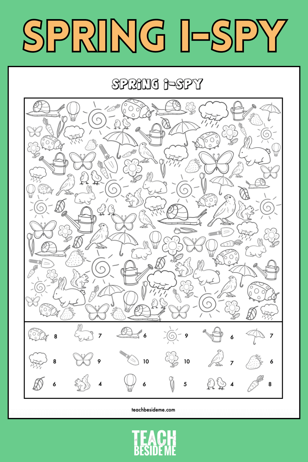 free printable i spy worksheets