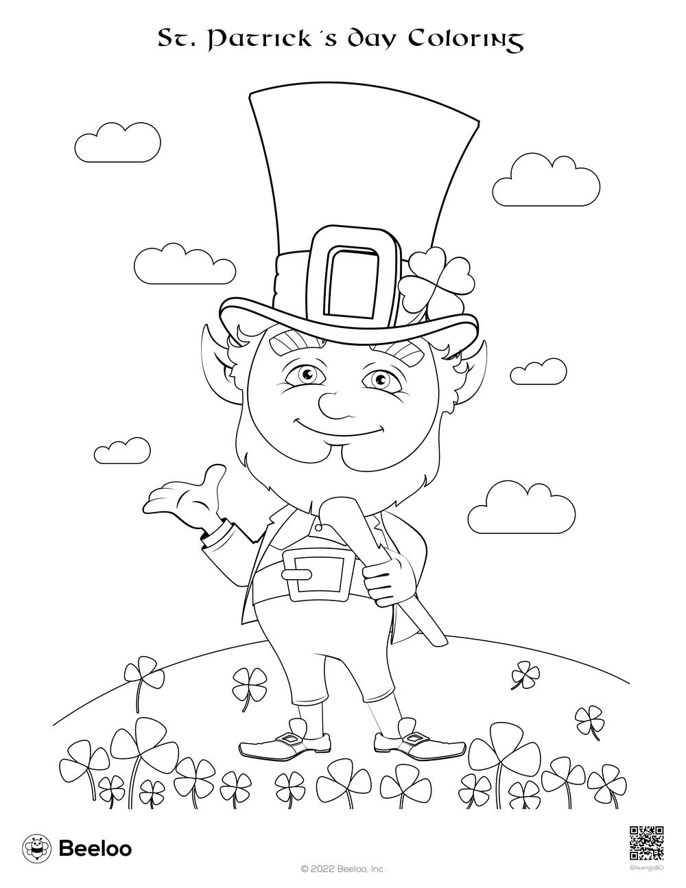saint patrick's day coloring pages