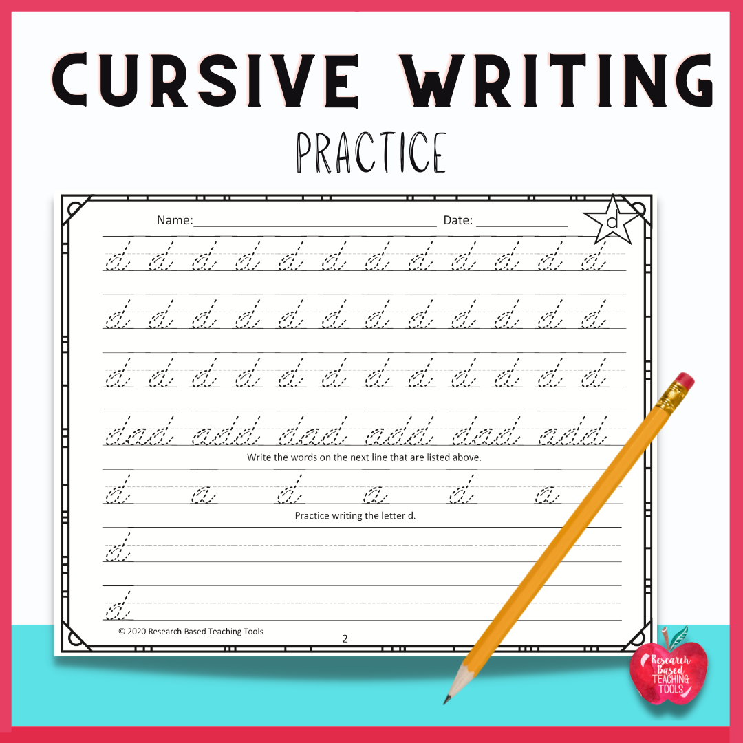 printable cursive handwriting practice worksheets