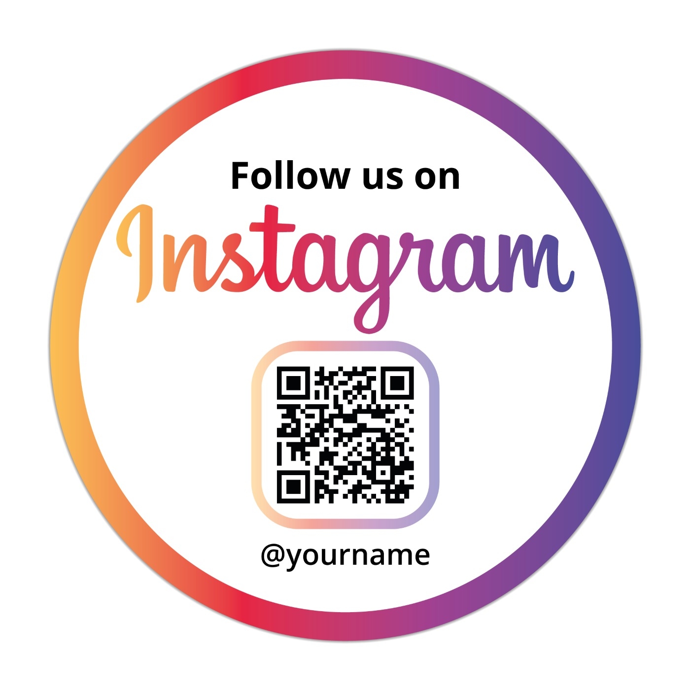 follow us on instagram