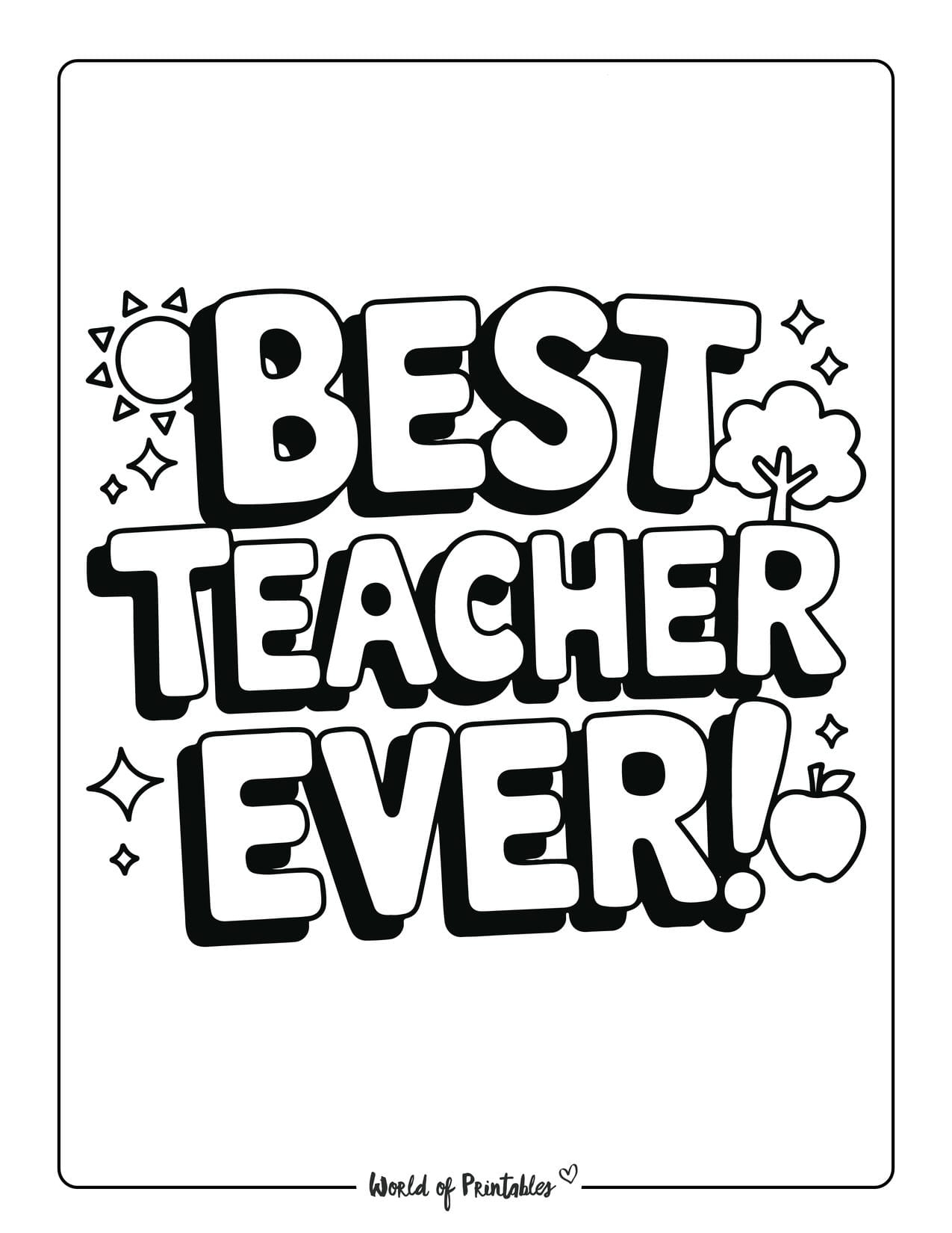 Teacher Appreciation Coloring Pages Fun Printables To Say Thank You World Of Printables Teacher Appreciation Coloring Pages Fun Printables To Say Thank You World Of Printables