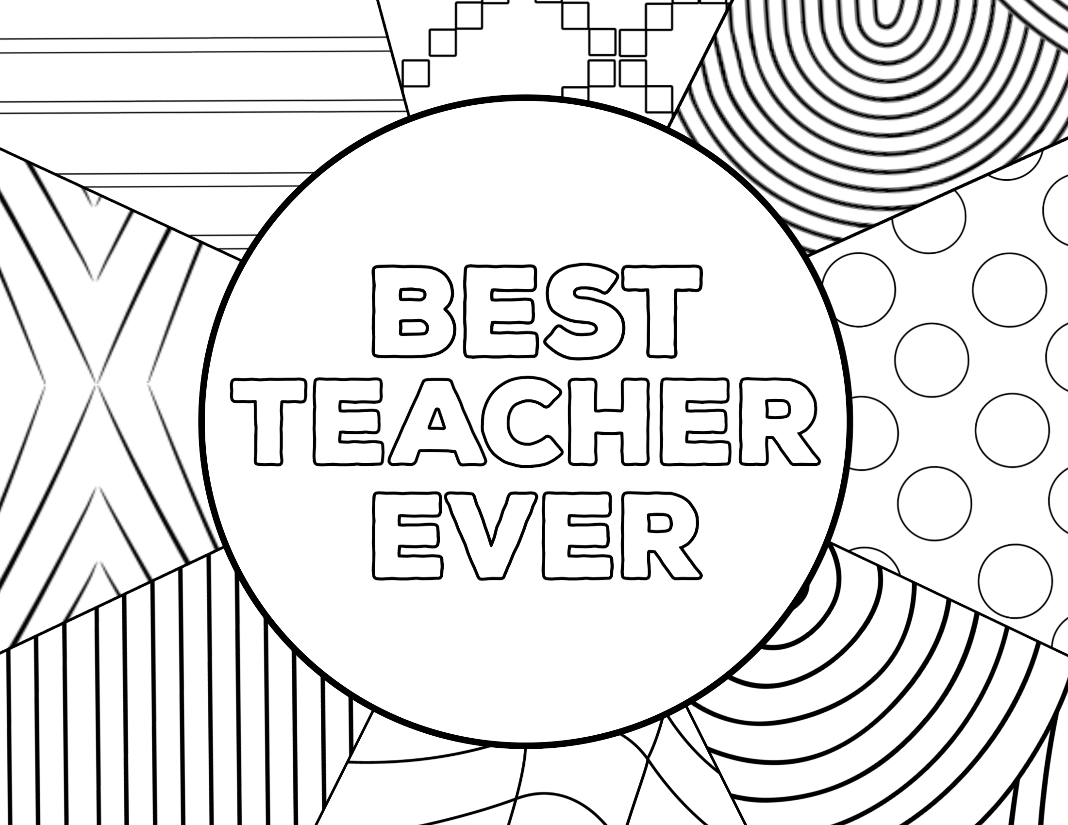 Teacher Appreciation Coloring Pages Paper Trail Design