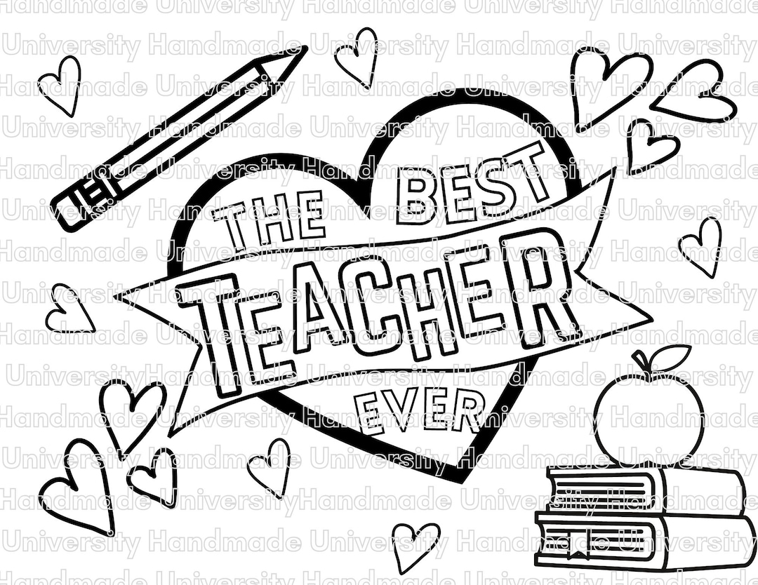 Teacher Appreciation Coloring Pages Printable PDF DIY Teacher Gift End Of Year Thank You Card Instant Download For Kids Etsy Teacher Appreciation Coloring Pages Printable PDF DIY Teacher Gift End Of Year Thank You Card Instant Download For Kids Etsy