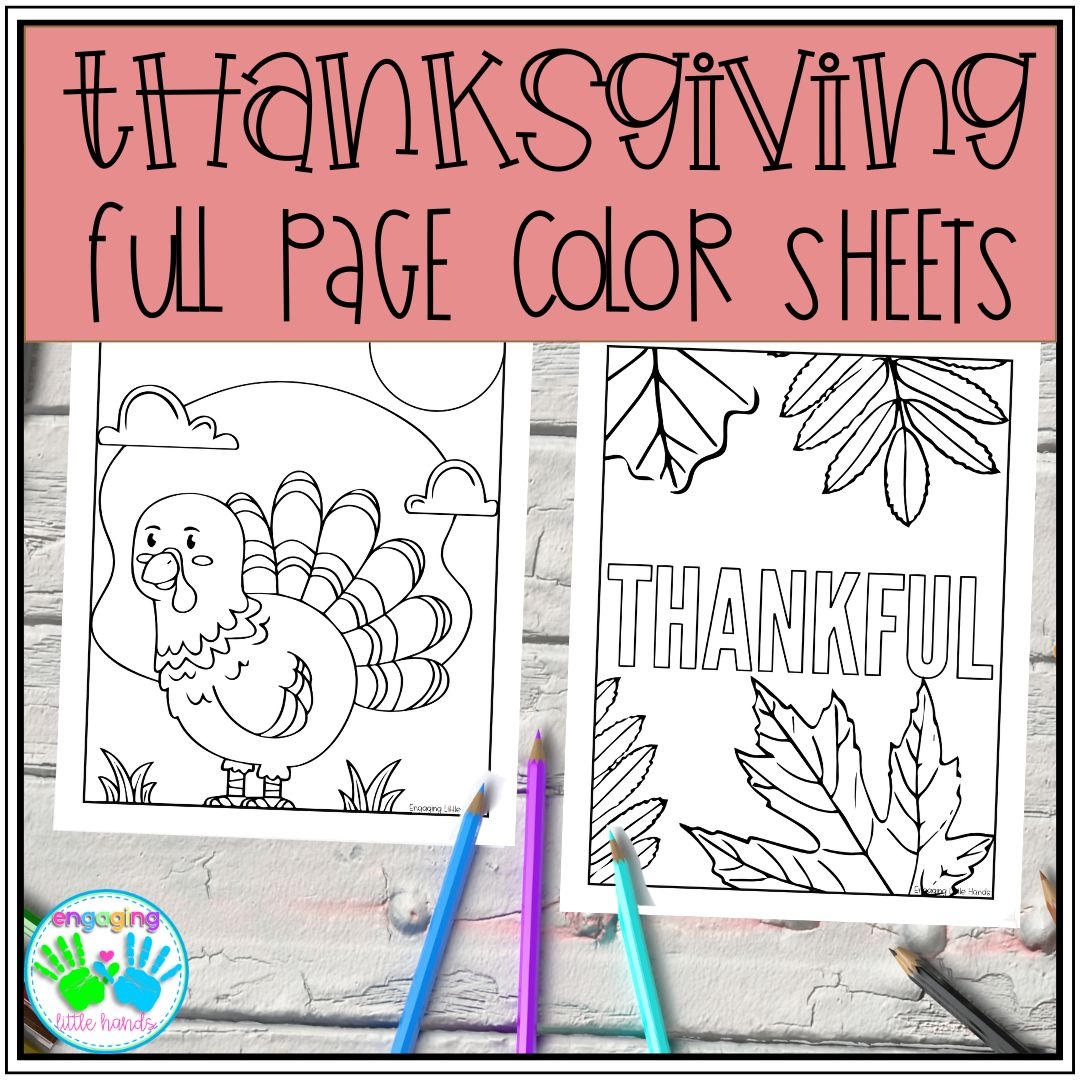 thanksgiving coloring sheets