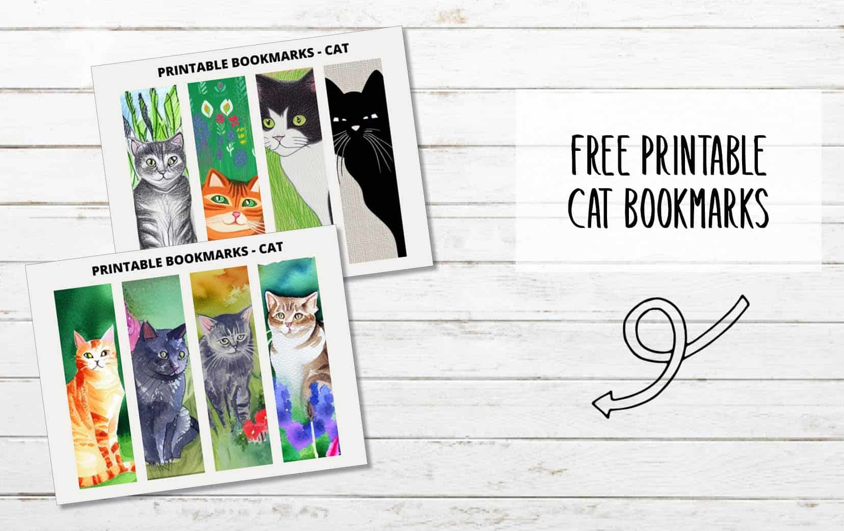 The Cutest Printable Cat Bookmarks Ever My Printable Home The Cutest Printable Cat Bookmarks Ever My Printable Home