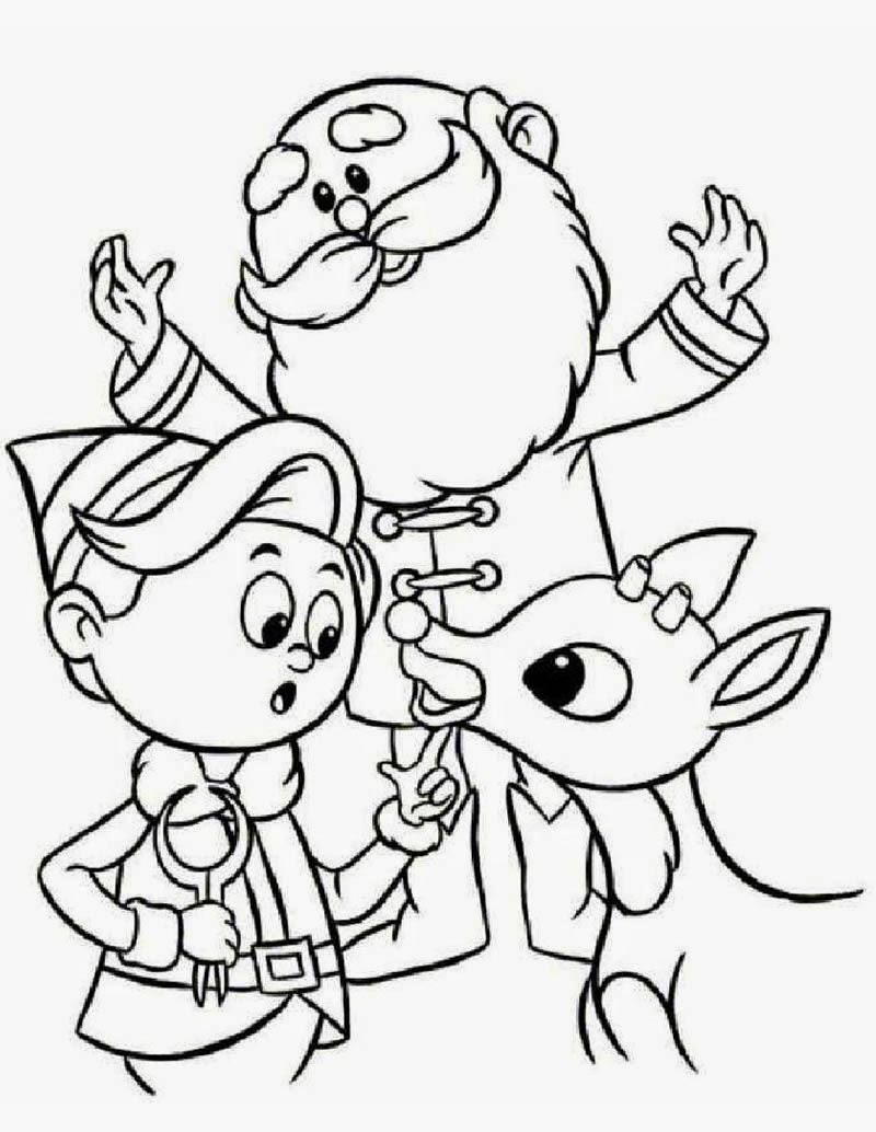 The Holiday Site Christmas Elf Coloring Pages