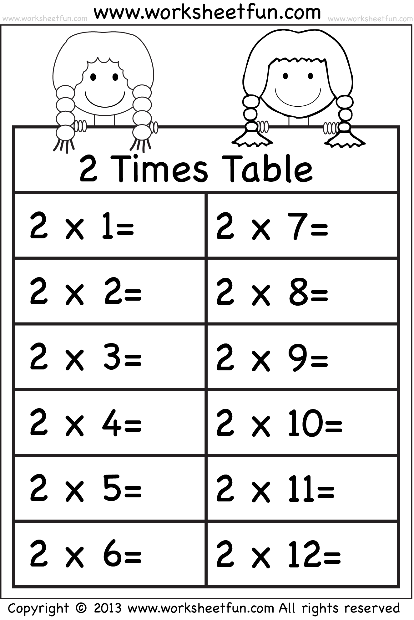 times table worksheet printable times table worksheet printable