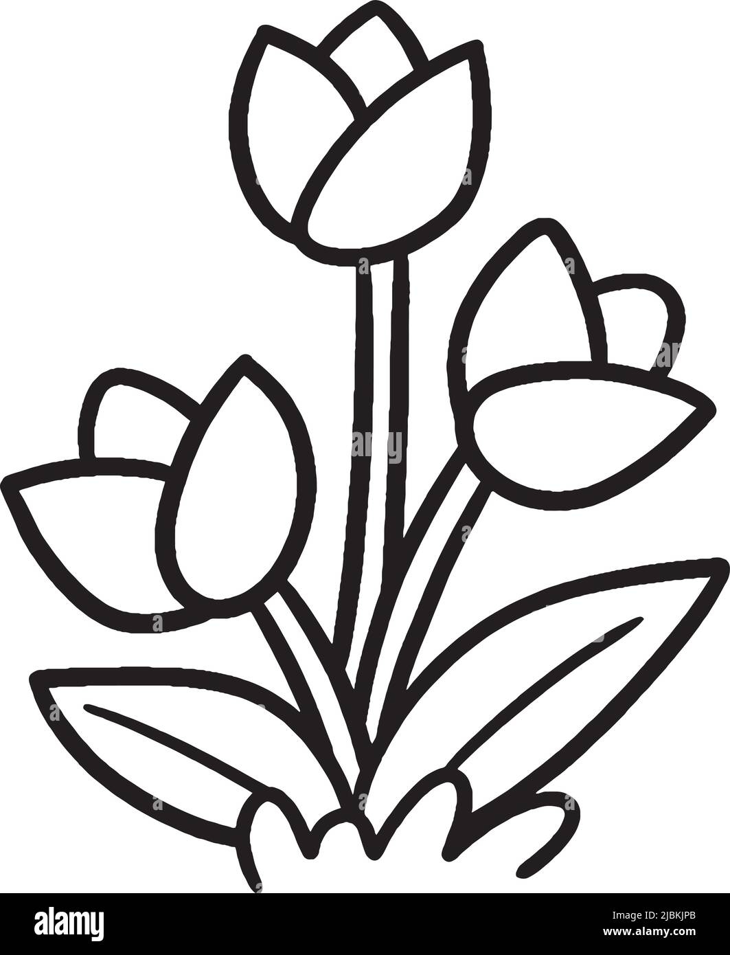 Tulip Flower Isolated Coloring Page For Kids Stock Vector Image Art Alamy Tulip Flower Isolated Coloring Page For Kids Stock Vector Image Art Alamy