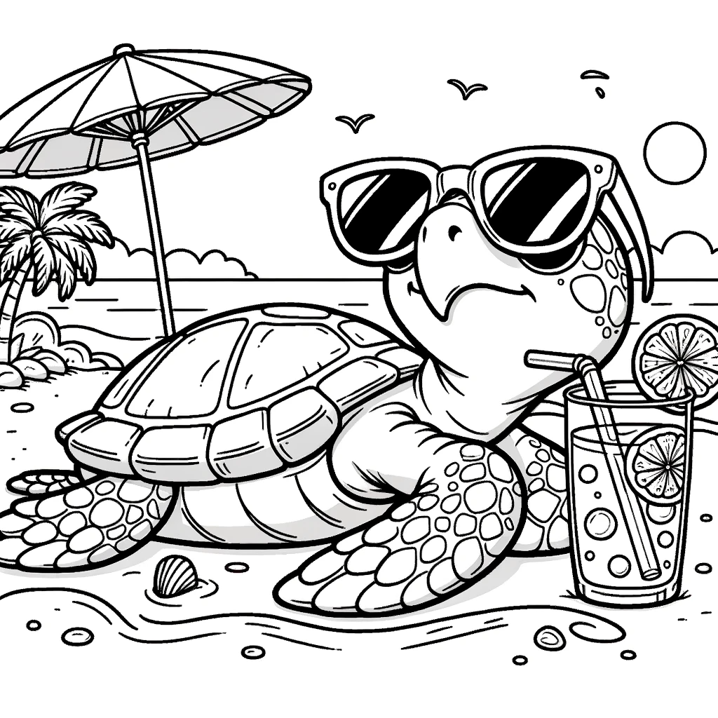 turtle coloring sheet