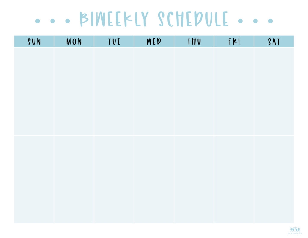 Two Week Planners Free Printables Printabulls Two Week Planners Free Printables Printabulls