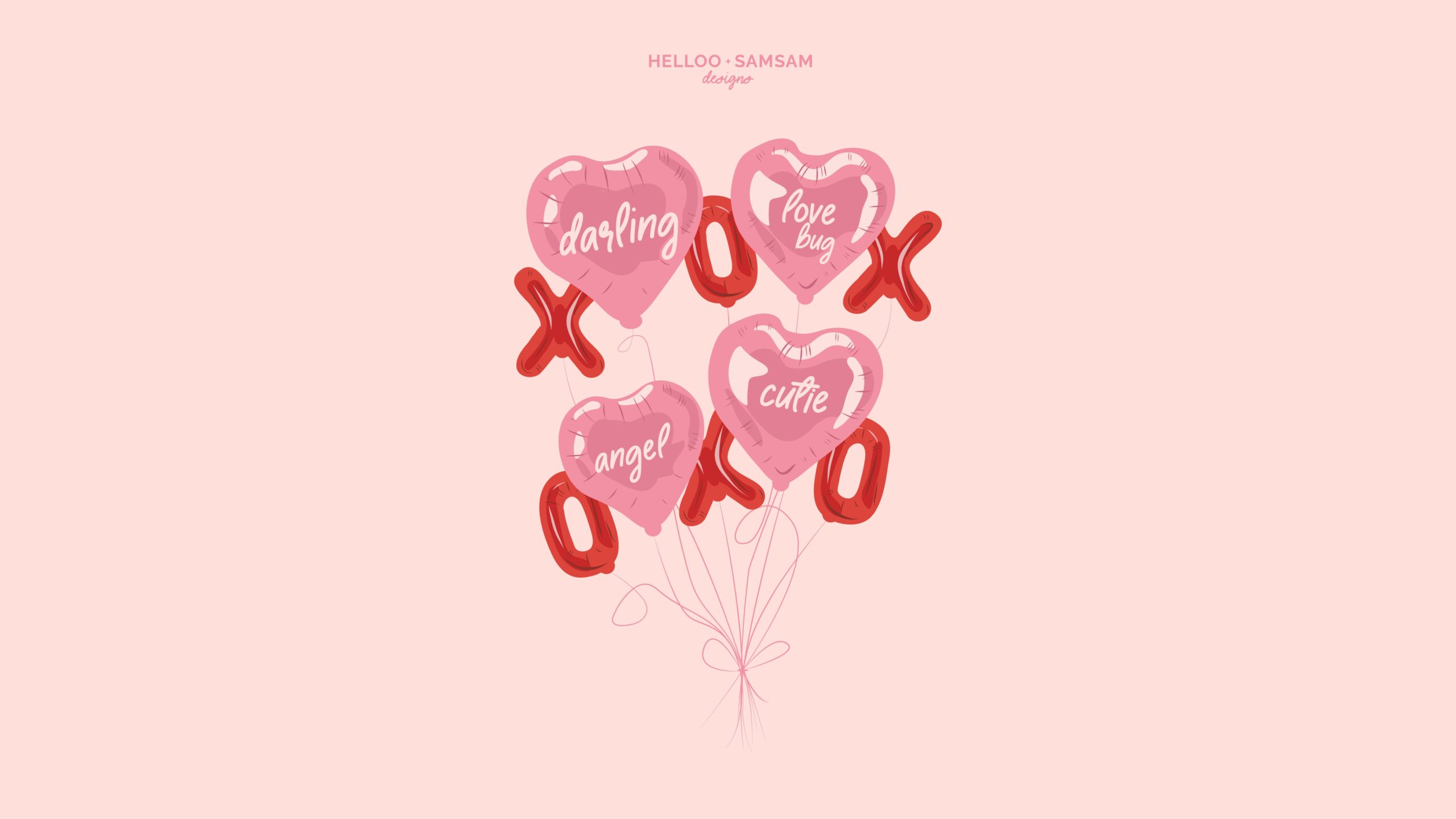 Valentine s Day Tech Wallpaper 2021 Helloo SamSam Designs