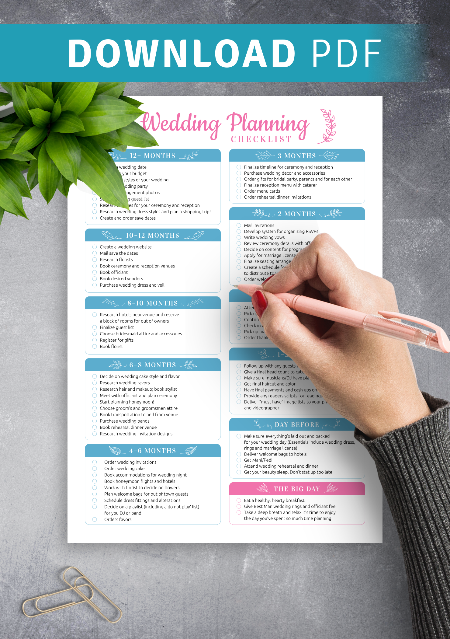 wedding planner printable checklist free wedding planner printable checklist free