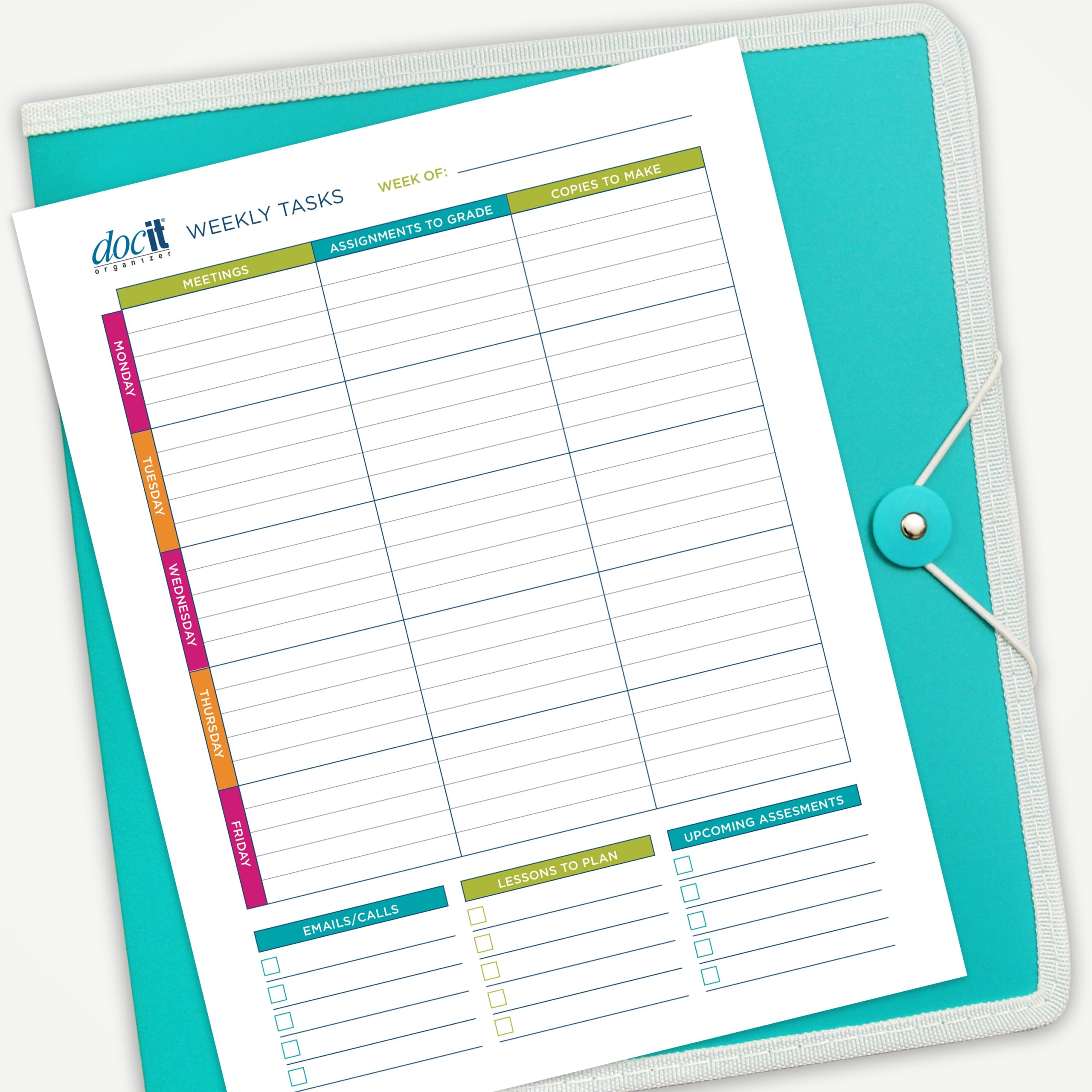 Weekly Planner For Teachers Free Printable Download Weekly Planner For Teachers Free Printable Download