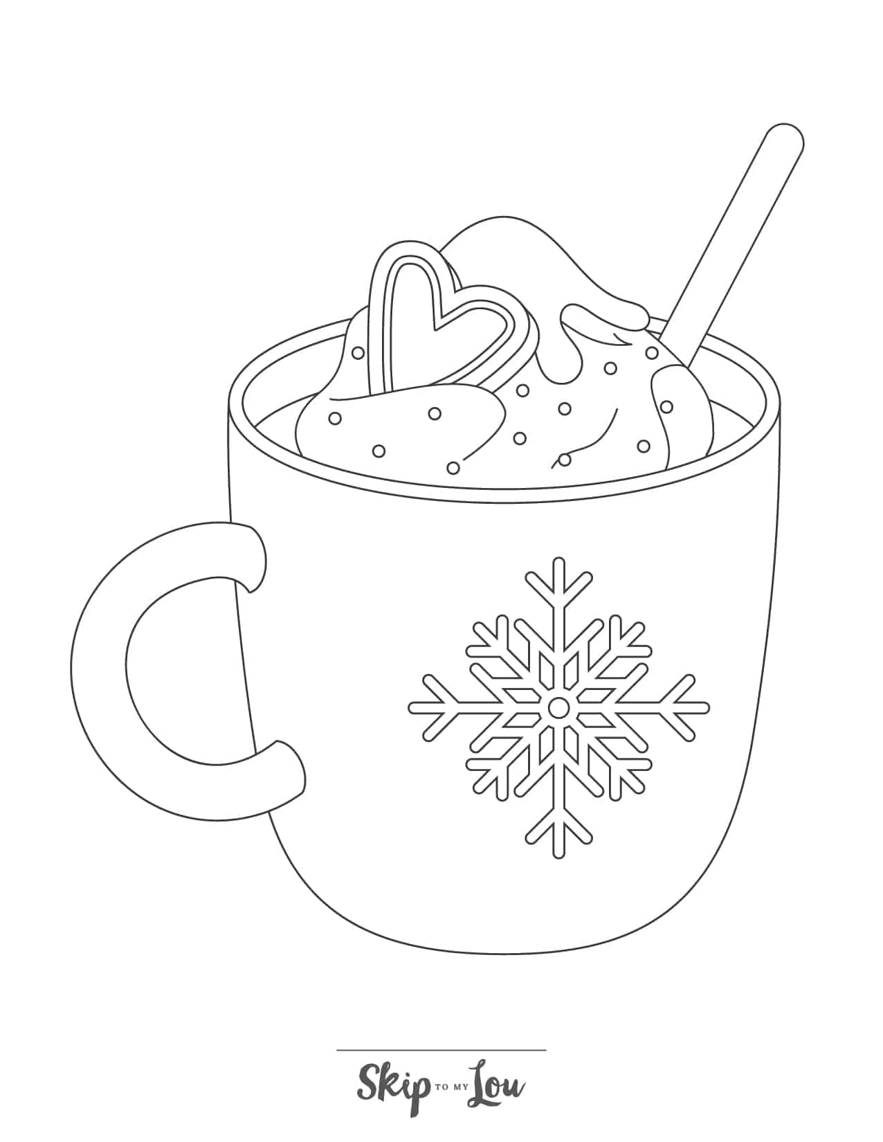 winter coloring pages