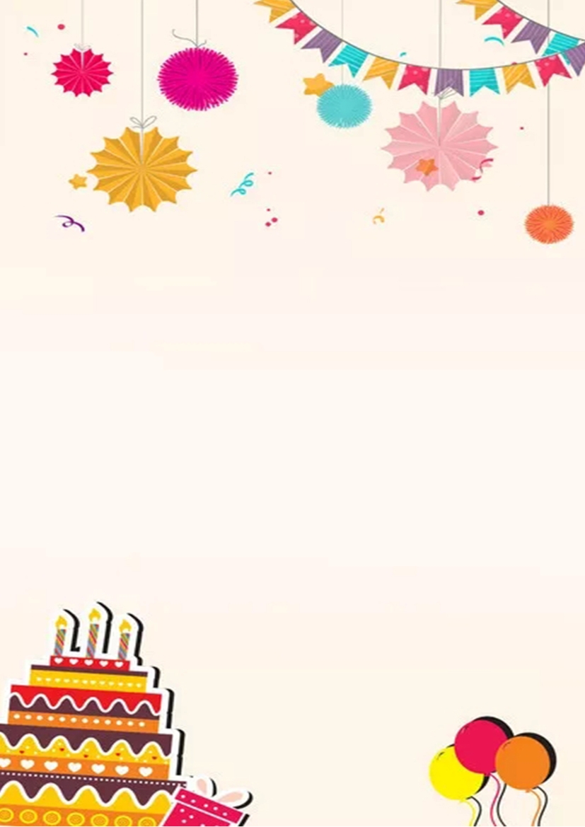 WORD Of Letter Paper Happy Birthday To You All docx WPS Free Templates
