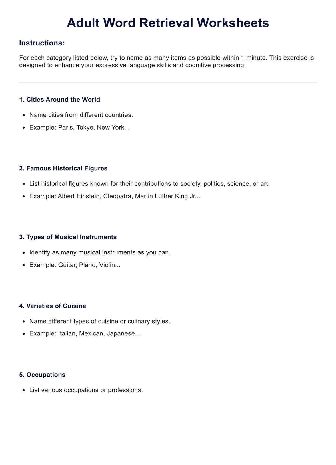 free aphasia worksheets printable