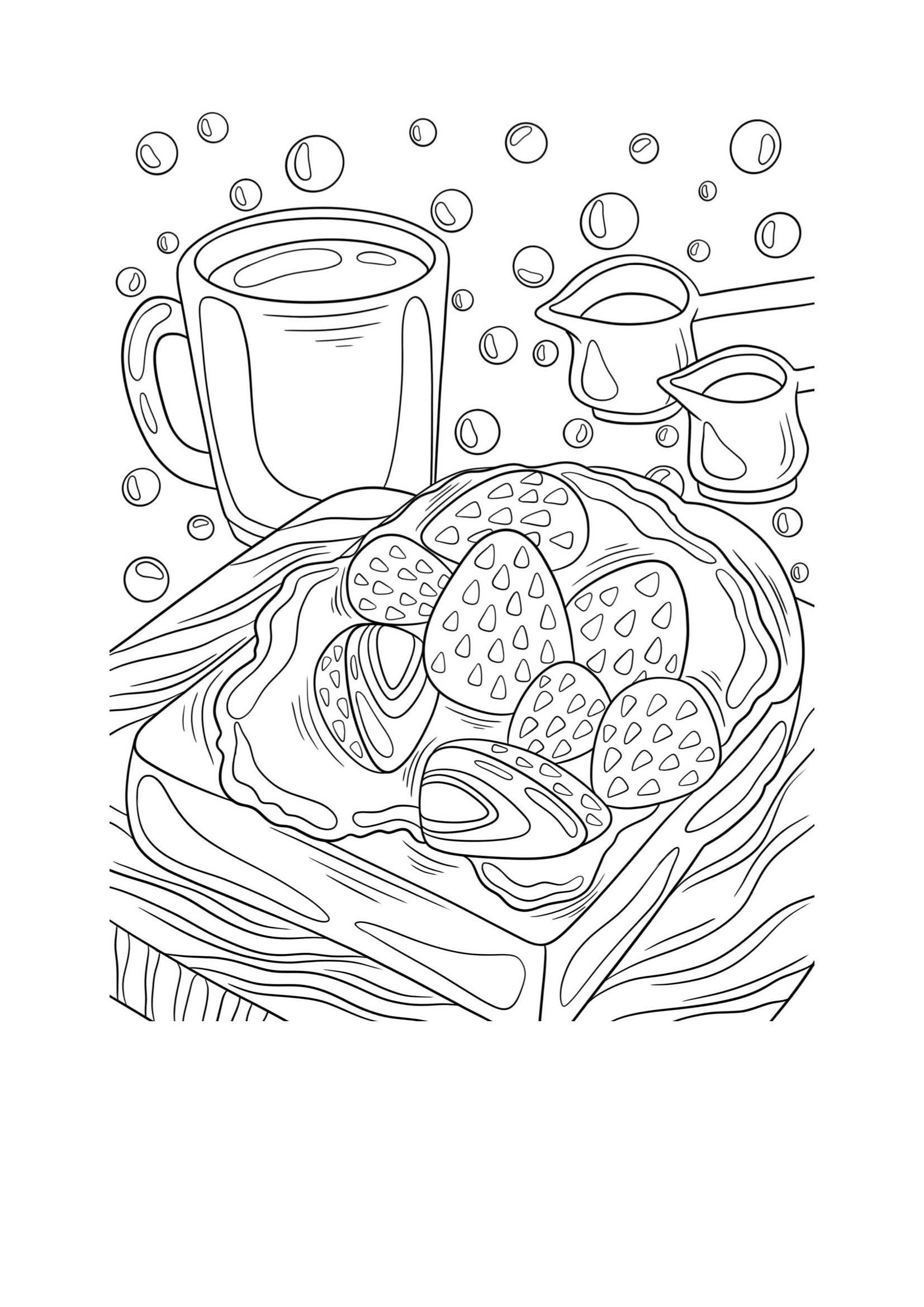 coloring pages food